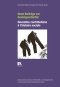 Cover: Neue Beitr&auml;ge zur Sozialgeschichte - Nouvelles contributions &agrave; l'histoire sociale - Chronos