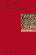 Cover: Reformation in Basel - Schwabe Verlagsgruppe AG Schwabe Verlag