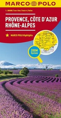 Abbildung von: MARCO POLO Karte Frankreich Provence, Côte d&apos;Azur, Rhône-Alpes 1:300 000 - MAIRDUMONT