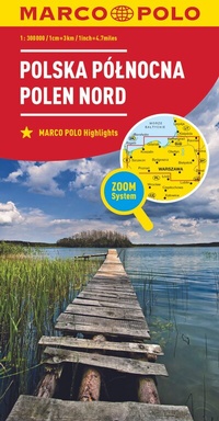 Abbildung von: MARCO POLO Regionalkarte Polen Nord 1:300.000 - MARCO POLO ein Imprint von MAIRDUMONT