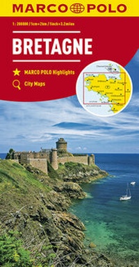 Abbildung von: MARCO POLO Karte Bretagne 1:200 000 - MAIRDUMONT