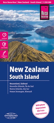 Abbildung von: Reise Know-How Landkarte Neuseeland, Südinsel (1:550.000) - Reise Know-How Verlag Peter Rump GmbH