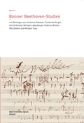 Cover: Bonner Beethoven-Studien - Gemeinn&uuml;tziger Verein "Beethoven-Haus Bonn"