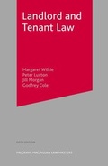 Cover: Landlord and Tenant Law - Red Globe Press