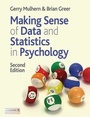 Cover: Making Sense of Data and Statistics in Psychology - Red Globe Press