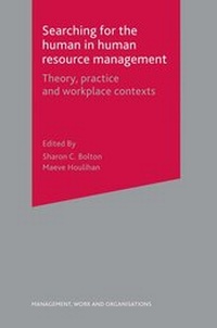 Abbildung von: Searching for the Human in Human Resource Management - Bloomsbury Academic