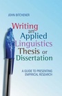 Cover: Writing an Applied Linguistics Thesis or Dissertation - Bloomsbury Academic