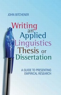 Abbildung von: Writing an Applied Linguistics Thesis or Dissertation - Bloomsbury Academic