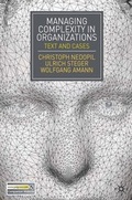 Cover: Managing Complexity in Organizations - Red Globe Press