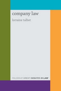 Abbildung von: Great Debates in Company Law - Red Globe Press