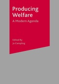 Abbildung von: Producing Welfare - Red Globe Press