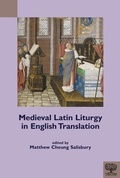 Cover: Medieval Latin Liturgy in English Translation - Medieval Institute Publications