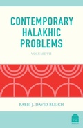Cover: Contemporary Halakhic Problems - Toby Press Ltd