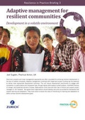 Cover: Adaptive Management for Resilient Communities - Practical Action Publishing