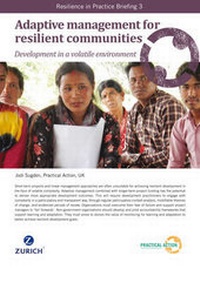 Enlarge image Cover: Adaptive Management for Resilient Communities - Practical Action Publishing
