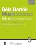 Cover: Music for Strings, Percussion and Celesta - Universal Edition