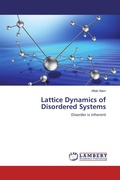 Cover: Lattice Dynamics of Disordered Systems - LAP Lambert Academic Publishing