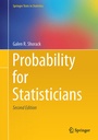 Cover: Probability for Statisticians - Springer