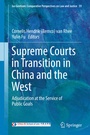 Cover: Supreme Courts in Transition in China and the West - Springer