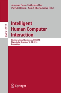Enlarge image Cover: Intelligent Human Computer Interaction - Springer