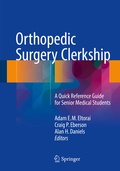 Cover: Orthopedic Surgery Clerkship - Springer