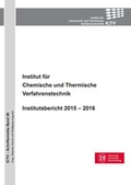 Cover: Institut f&uuml;r Chemische und Thermische Verfahrenstechnik (Band 26) - Cuvillier Verlag