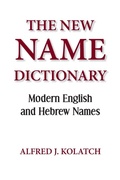 Cover: The New Name Dictionary - Jonathan David Co., Inc