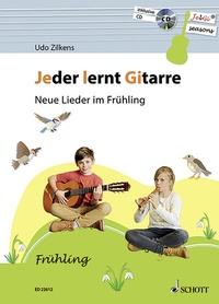 Abbildung von: Jeder lernt Gitarre - Neue Lieder im Frühling - Schott Music