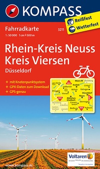 Abbildung von: KOMPASS Fahrradkarte Rhein-Kreis Neuss - Kreis Viersen - KOMPASS-Karten