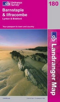 Abbildung von: Barnstaple and Ilfracombe, Lynton and Bideford - Ordnance Survey