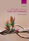 Cover: Cheshire, Fifoot, and Furmston's Law of Contract - Oxford University Press