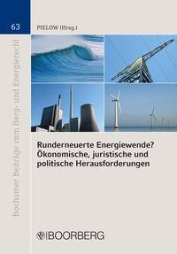 Abbildung von: Runderneuerte Energiewende? Ökonomische, juristische und politische Herausforderungen - Boorberg