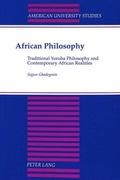 Cover: African Philosophy - Peter Lang Verlag
