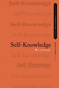 Cover: Self-Knowledge - OUP eBook