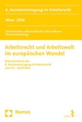 Cover: Arbeitsrecht und Arbeitswelt im europ&auml;ischen Wandel - Facultas