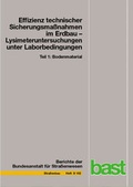 Cover: Effizienz technischer Sicherungsma&szlig;nahmen im Erdbau - Fachverlag NW in Carl Ed. Sch&uuml;nemann KG