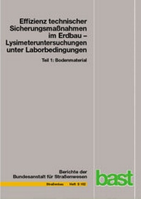 Abbildung von: Effizienz technischer Sicherungsmaßnahmen im Erdbau - Fachverlag NW in Carl Ed. Schünemann KG