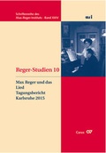 Cover: Reger-Studien 10 - Carus-Verlag