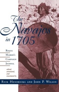 Cover: The Navajos in 1705 - University of New Mexico Press