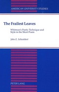 Cover: The Frailest Leaves - Peter Lang Verlag