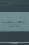 Cover: Human Existence and Theodicy - Peter Lang Verlag