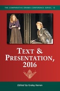Cover: Text & Presentation, 2016 - McFarland & Co Inc
