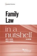 Cover: Family Law in a Nutshell - Foundation Press