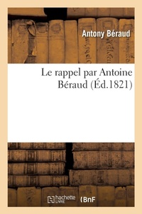Enlarge image Cover: Le Rappel - Hachette Livre - Bnf