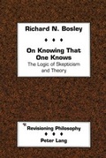 Cover: On Knowing That One Knows - Peter Lang Verlag