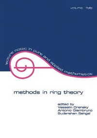 Abbildung von: Methods in Ring Theory - CRC Press