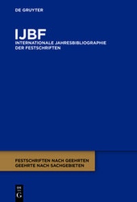 Enlarge image Cover: IJBF / 2017 - De Gruyter