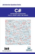 Cover: C# Interview Questions You'll Most Likely Be Asked - Vibrant Publishers