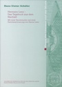 Cover: Hermann Lenz - Das Tagebuch aus dem Nachlaß - Franz Steiner Verlag