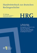 Cover: Handw&ouml;rterbuch zur deutschen Rechtsgeschichte (HRG) - Lieferungsbezug - - - Lieferung 25: N&uuml;chternheit, n&uuml;chtern-Osmanisches Reich - Erich Schmidt Verlag